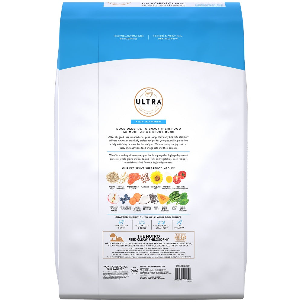 Nutro Ultra Weight Management Dry Dog Food – Pongo Pet