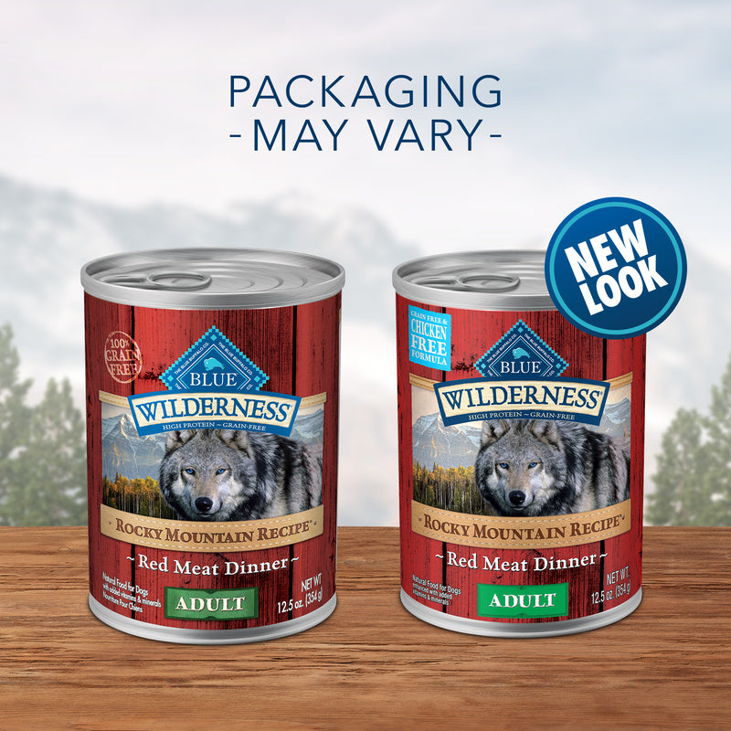 Red Meat Rocky Mountain Dog Food Blue Buffalo Wilderness Rocky