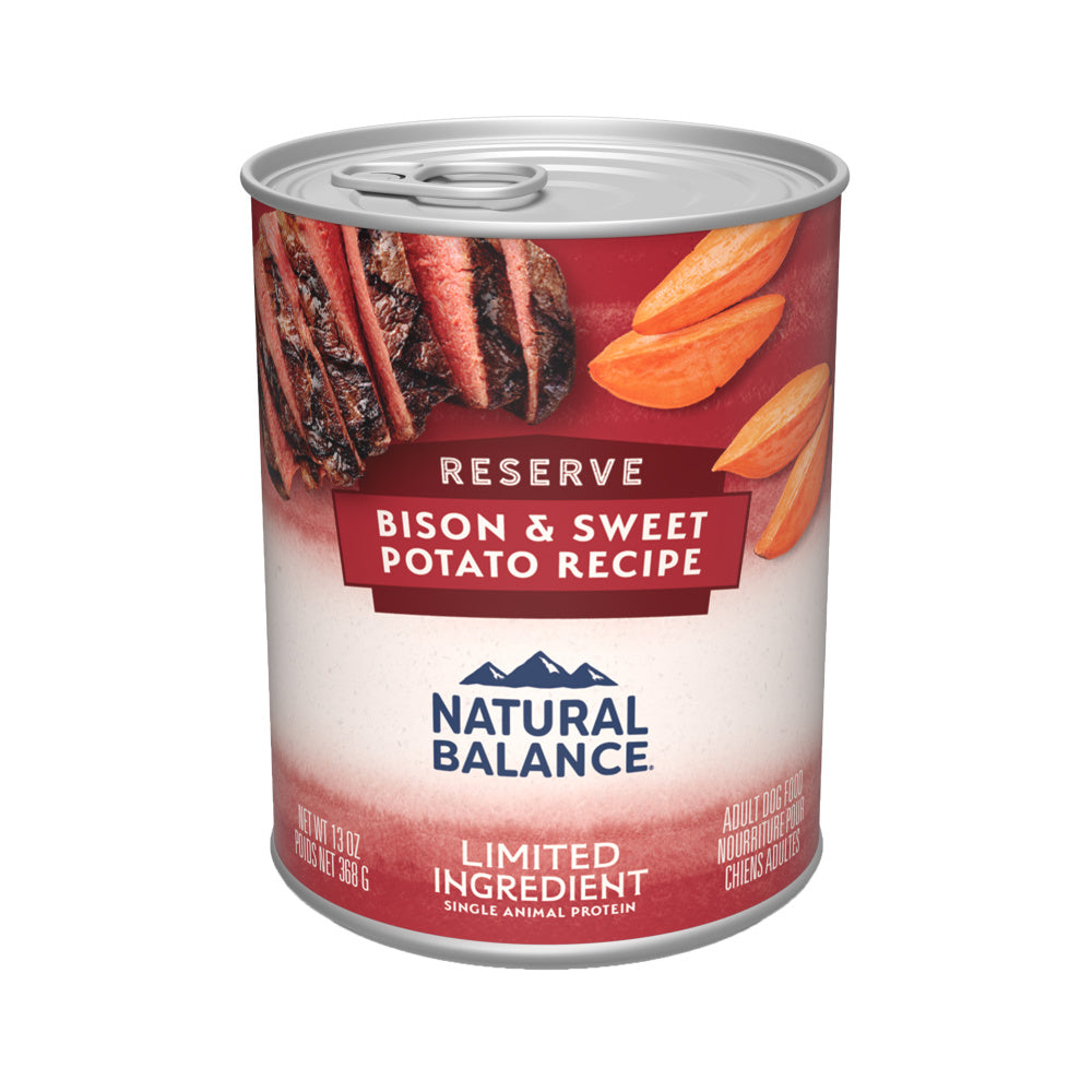 Natural Balance Limited Ingredient Reserve Bison & Sweet Potato Recipe –  Pongo Pet