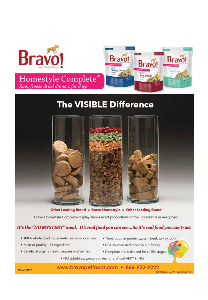 Bravo! Homestyle Complete Grain Free Turkey Freeze-Dried Dog Food