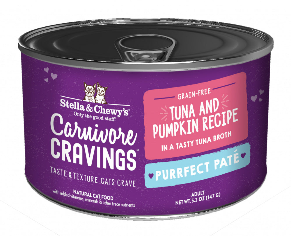 Stella & Chewy's Carnivore Cravings Purrfect Pate Tuna & Pumpkin Pate –  Pongo Pet