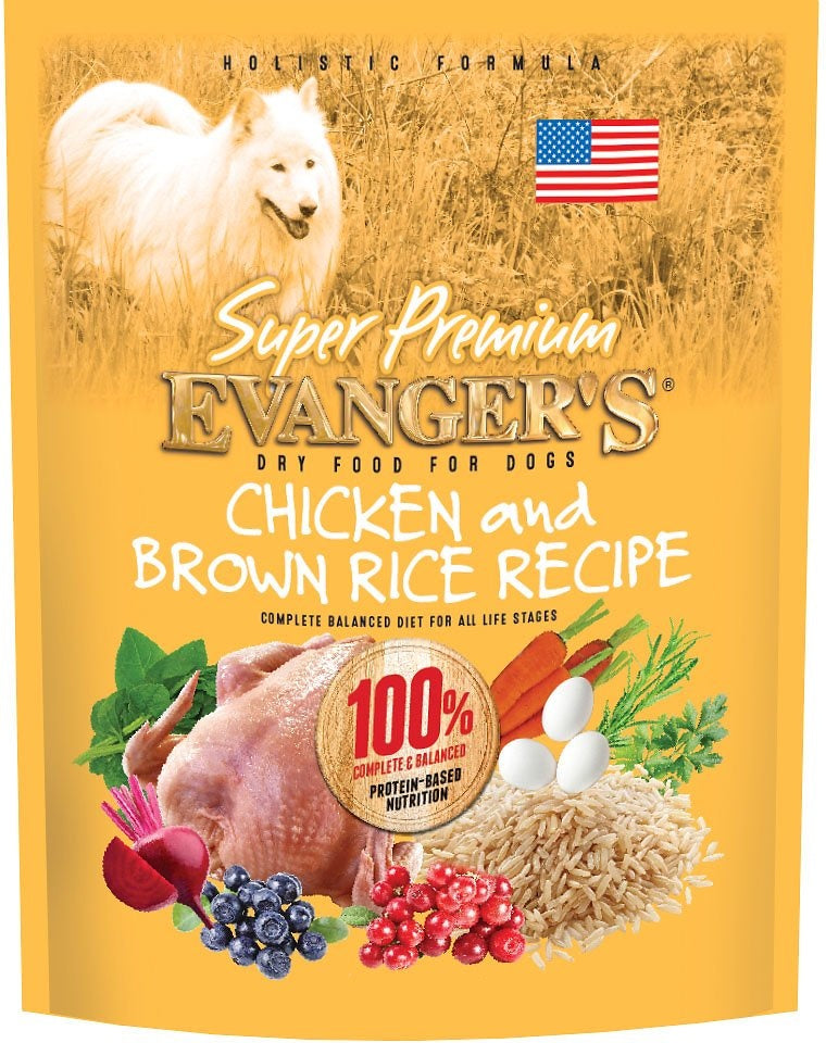 Evangers Super Premium Chicken with Brown Rice Dry Dog Food