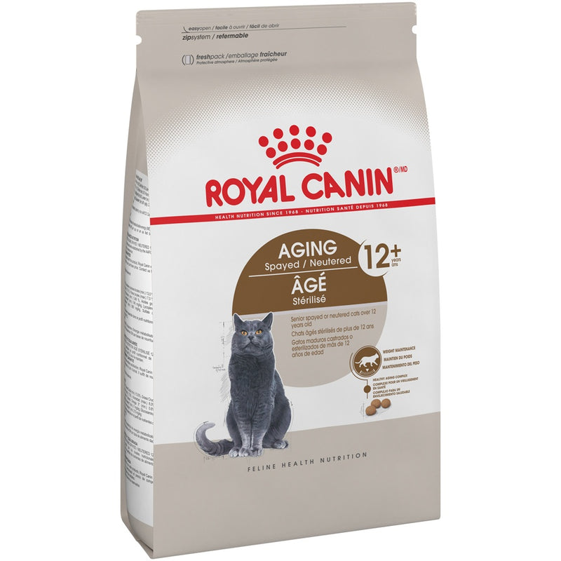 Royal Canin Feline Health Nutrition Aging Spayed/Neutered Senior 12+ Dry Cat Food