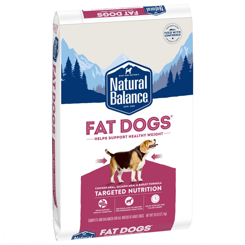 Natural Balance Targeted Nutrition Fat Dogs Recipe Dry Dog Food