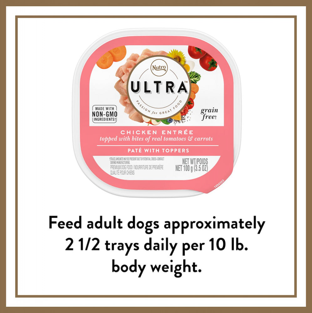 Nutro Ultra Grain-Free Chicken Entree Pate with Tomatoes and Carrots A –  Pongo Pet