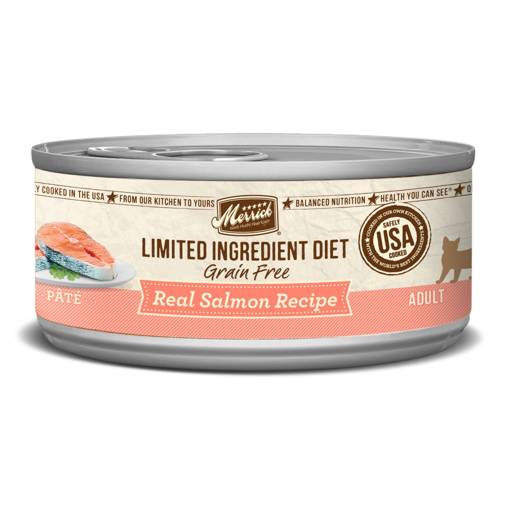 Merrick Limited Ingredient Diet Grain Free Real Salmon Pate Canned Cat Food