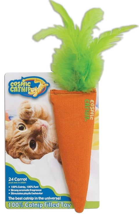 Cosmic Catnip 24 Carrot Cat Toy