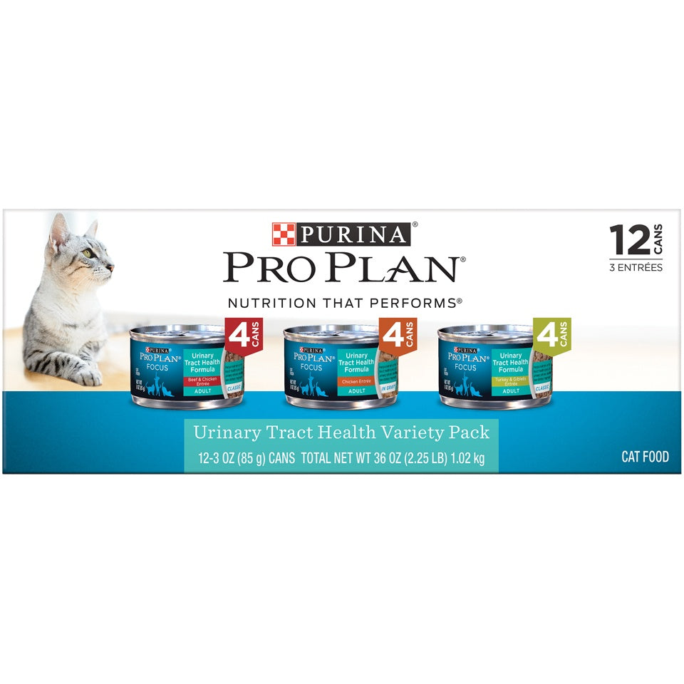 Purina Pro Plan Urinary Tract Health Variety Pack Canned Cat Food  Pongo  Pet