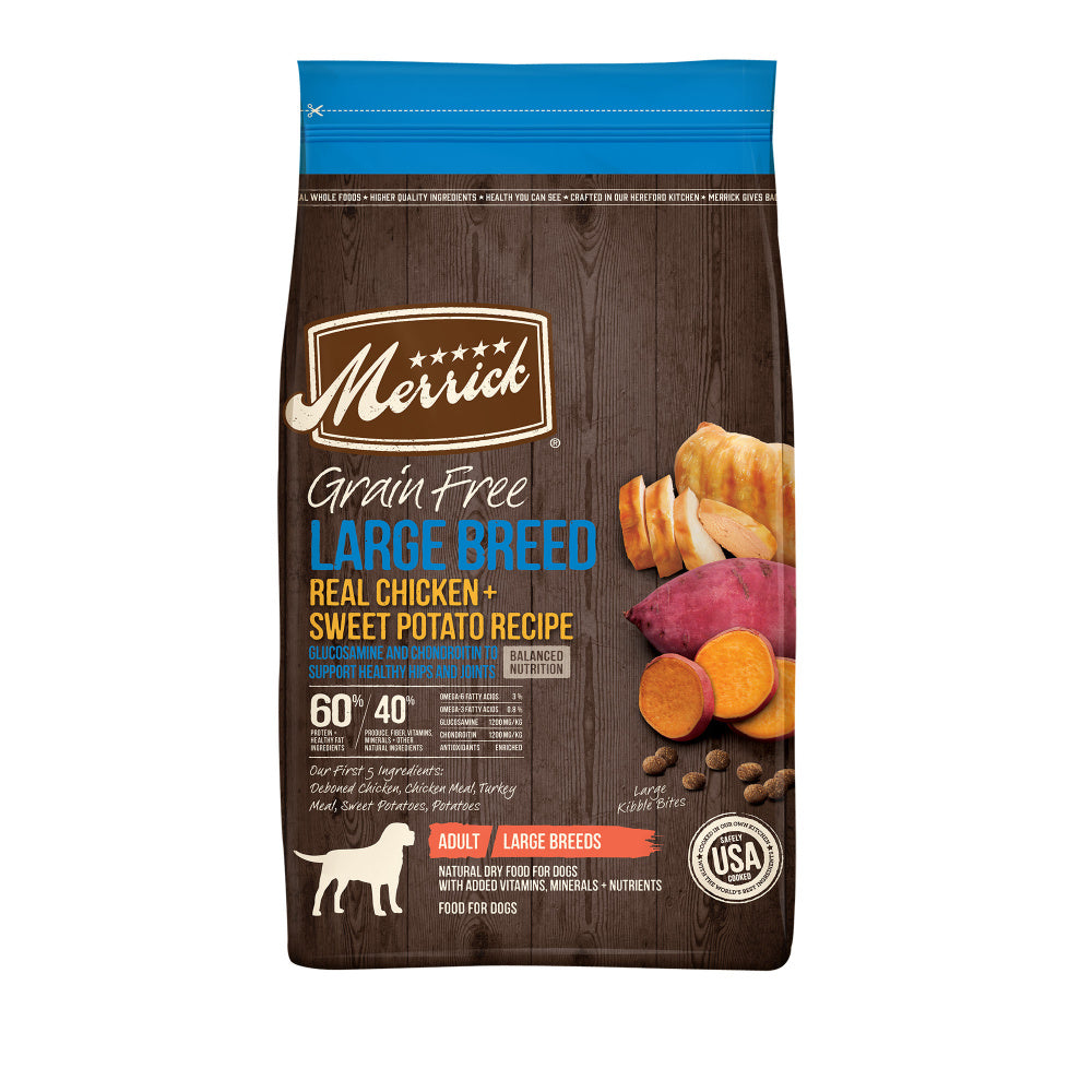 Merrick Grain Free Large Breed Real Chicken & Sweet Potato Dry Dog Food