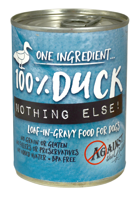 Against the Grain Nothing Else Grain Free One Ingredient 100% Duck Canned Dog Food