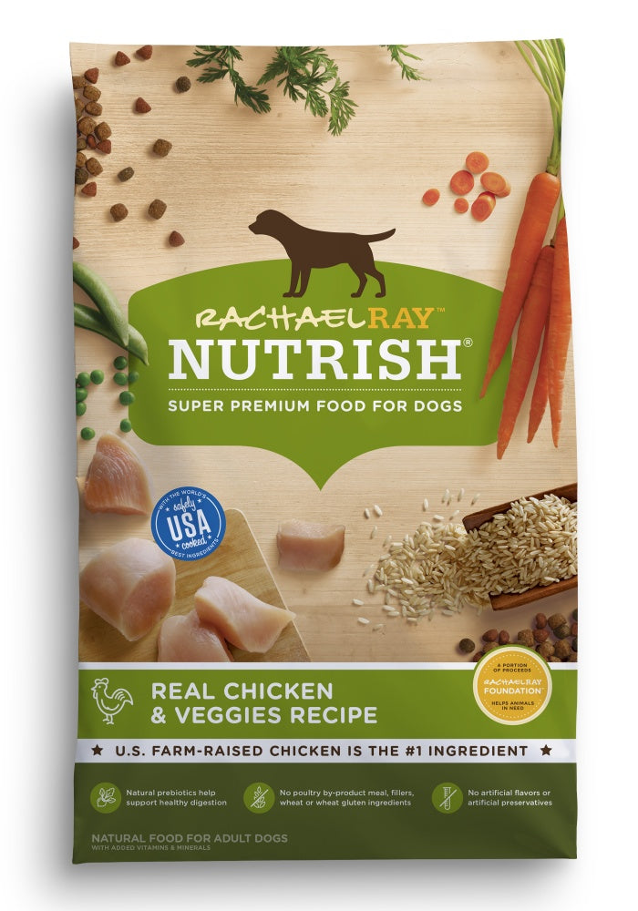 Rachael Ray Nutrish Natural Chicken Veggies Recipe Dry Dog Food