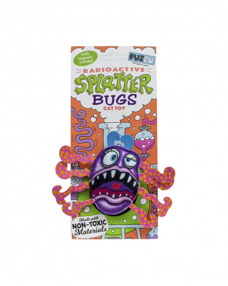 Fuzzu Splatterbugs Frazz Cat Toy