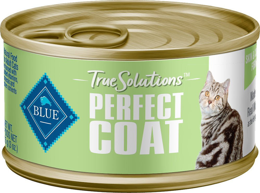 Blue Buffalo True Solutions Perfect Coat Skin & Coat Care Formula Adult Wet Cat Food