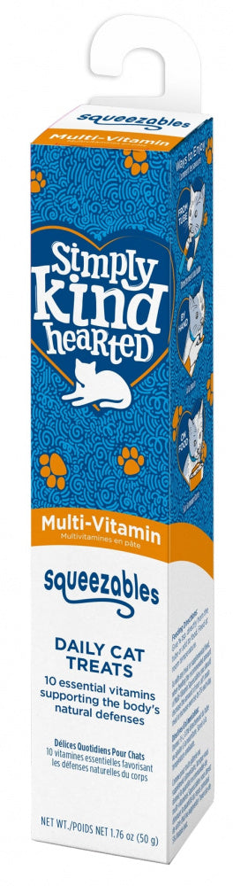 Simply Kind Hearted Squeezables Multi-Vitamin Cat Treats