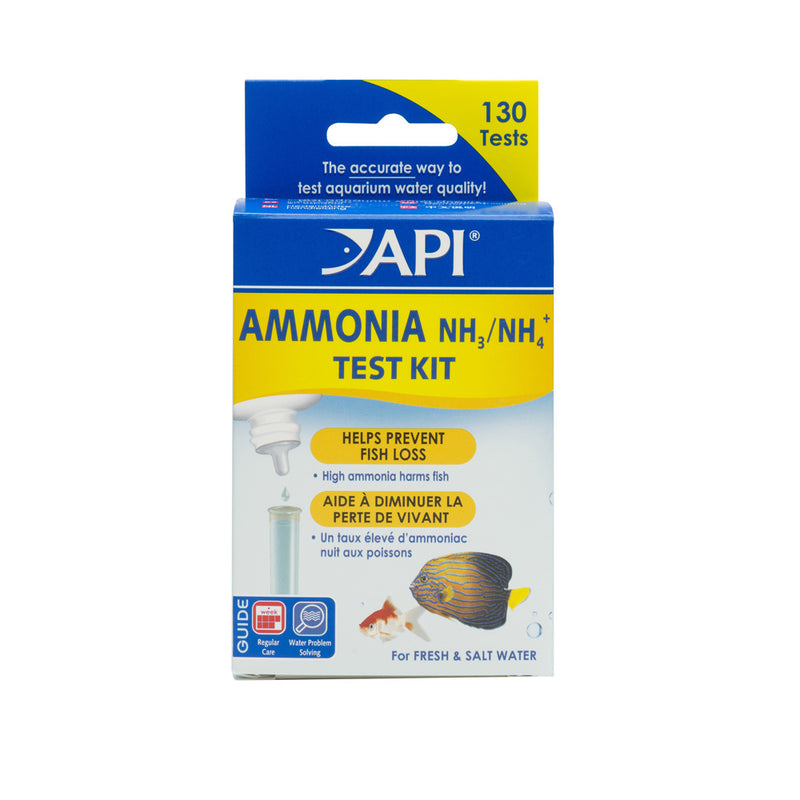API Ammonia 130-Test Freshwater And Saltwater Aquarium Water Test Kit