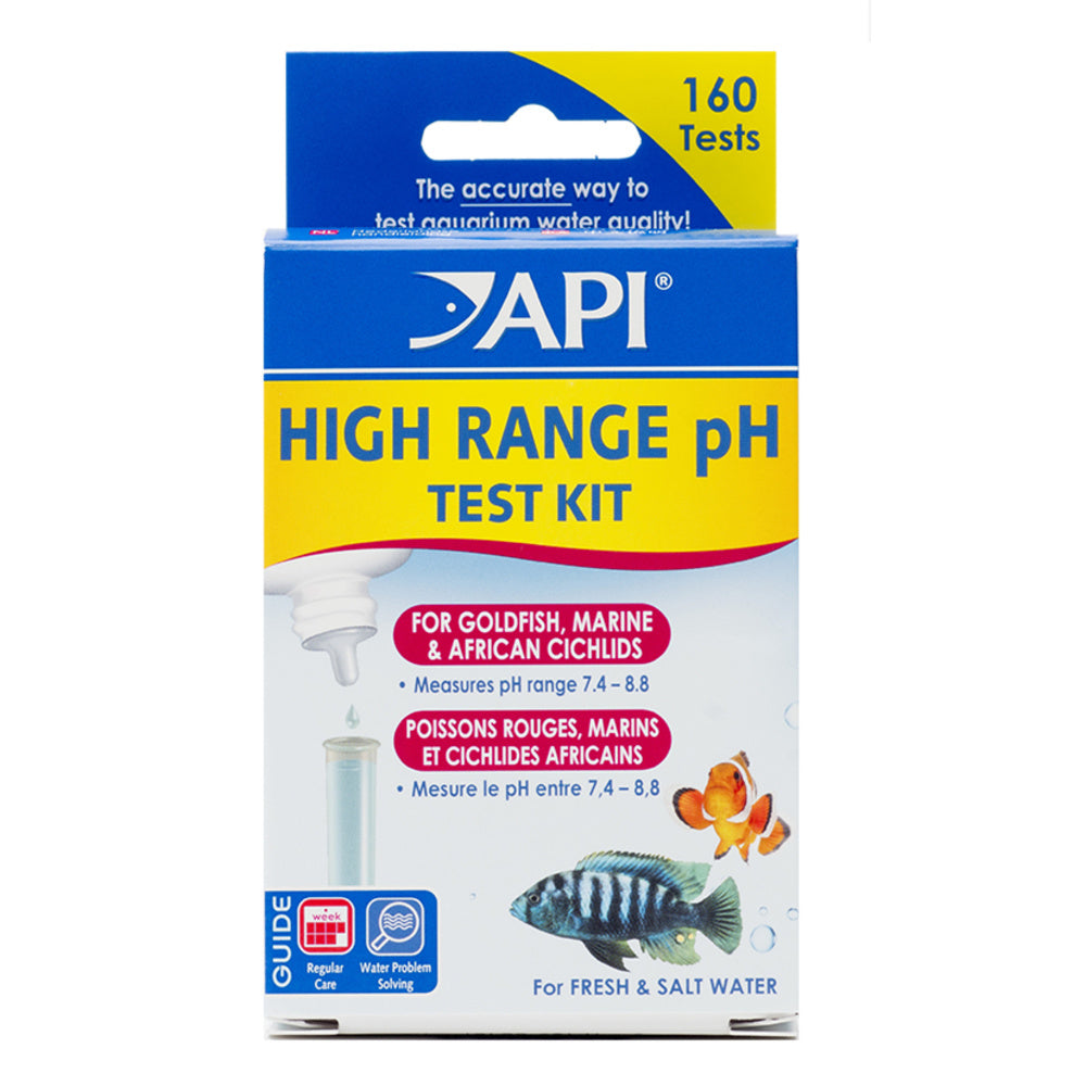 API High Range Ph Test Kit 160-Test Freshwater And Saltwater Aquarium Water Test Kit