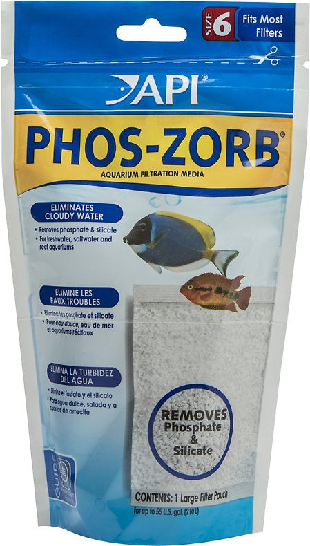 API Phos-Zorb Size 6 Aquarium Canister Filter Filtration Pouch
