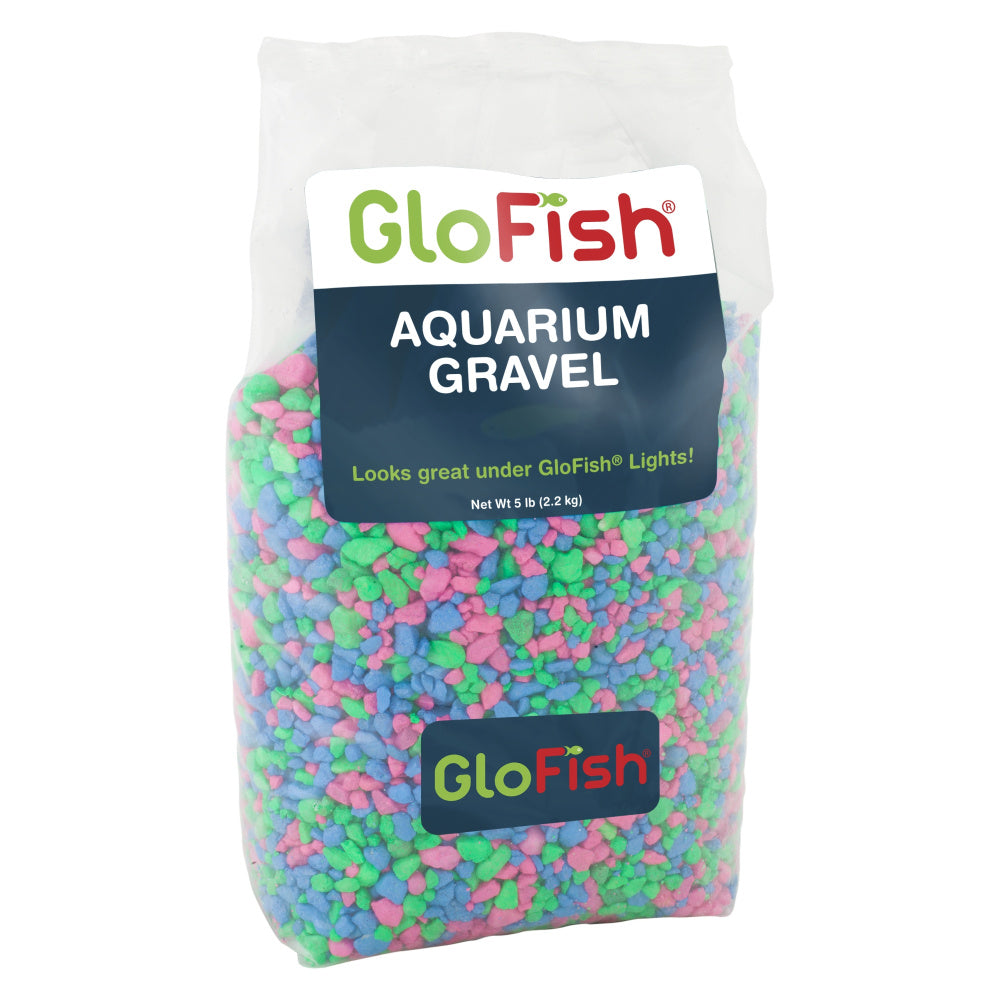 GloFish Aquarium Pink, Green & Blue Gravel