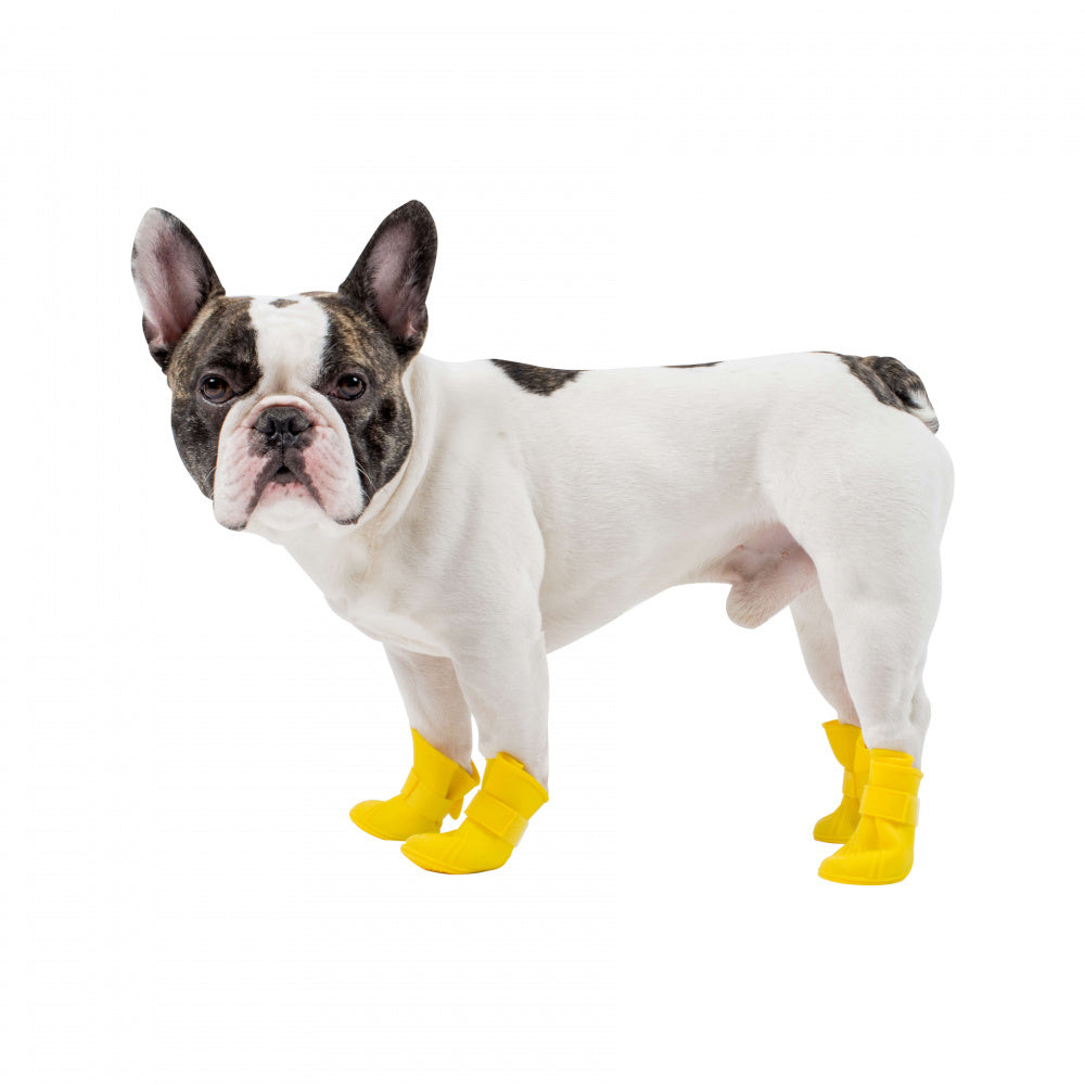 Canada Pooch Wellies Boots Yellow for Dogs