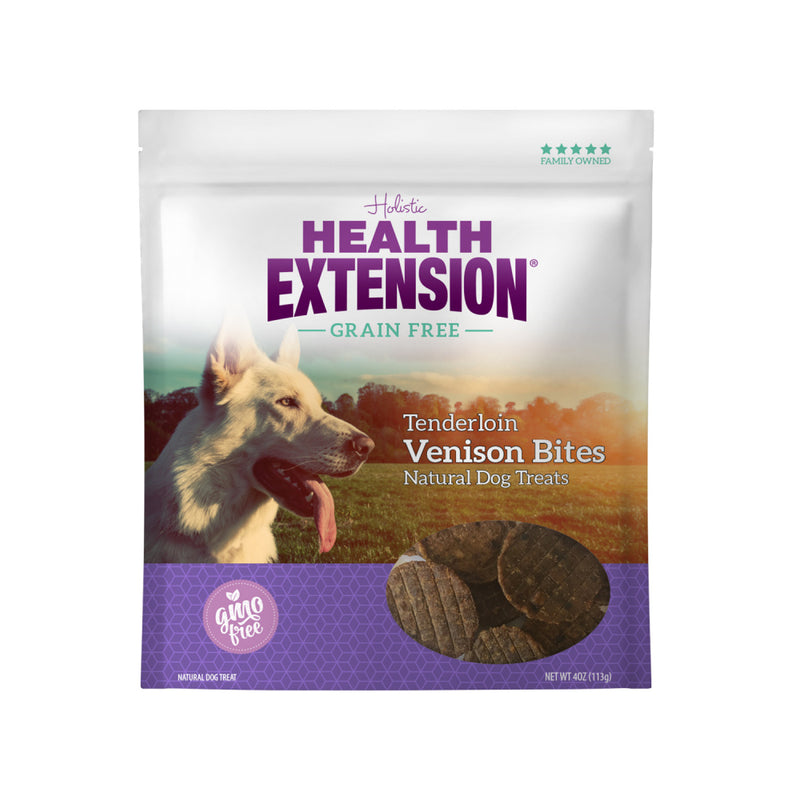 Health Extension Venison Bites Dog Treat