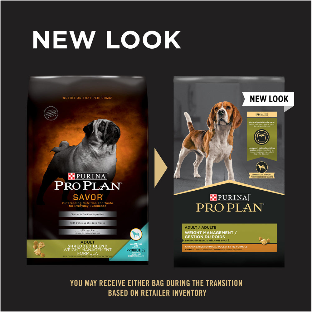 Purina Pro Plan Shredded Blend Chicken & Rice Formula With Probiotics –  Pongo Pet