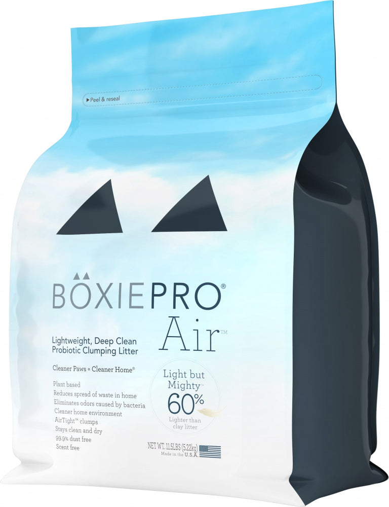 BoxiePro Air Lightweight Deep Clean Probiotic Clumping Litter