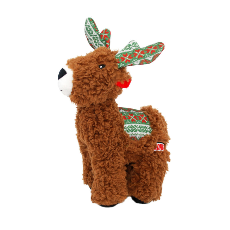 KONG Holiday Sherps Reindeer Medium Dog Toy