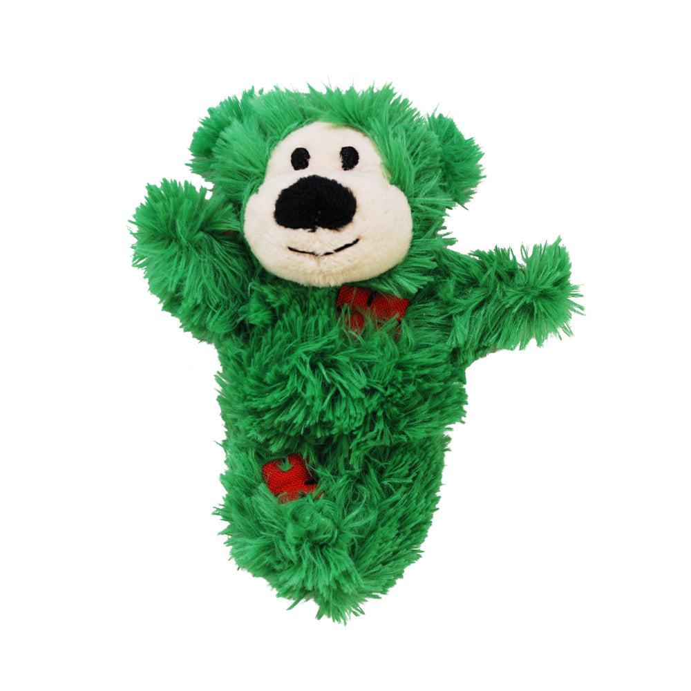 KONG Holiday Softies Patchwork Bear Assorted Dog Toys